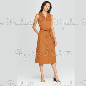 Who What Wear | Multi-Wear Style! Sleeveless Trench, Rust